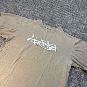 Alaska Embroidered‎ Graphic T Shirt Crew Neck Short Sleeve Top